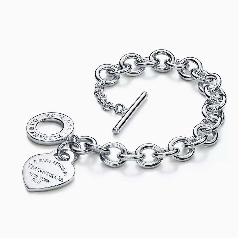 Tiffany & Co. Return to Tiffany Heart Tag Toggle Bracelet Silver - Picture 2 of 8